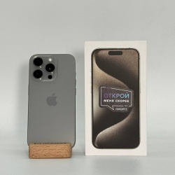 Смартфон Apple iPhone 15 Pro 128Гб "натуральный титан" б/у