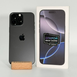 Смартфон Apple iPhone 16 Pro Max 256Гб "черный титан" б/у