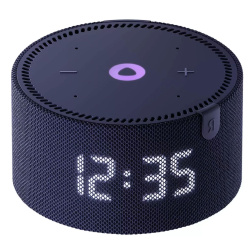 Умная колонка Яндекс.Станция Мини (с часами) синий сапфир