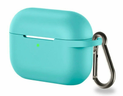 Чехол силиконовый для Apple AirPods Pro 3 бирюзовый