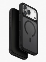 Чехол Uniq Veren MagSafe для iPhone 17 Pro затемненный с черным